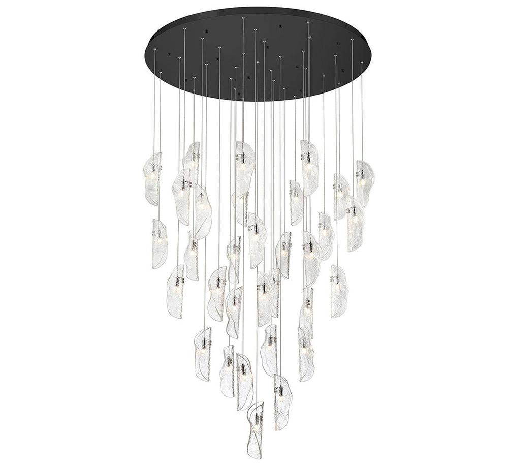 Lib & Co. Canada - LED Chandelier - Sorrento - Black- Union Lighting Luminaires Decor