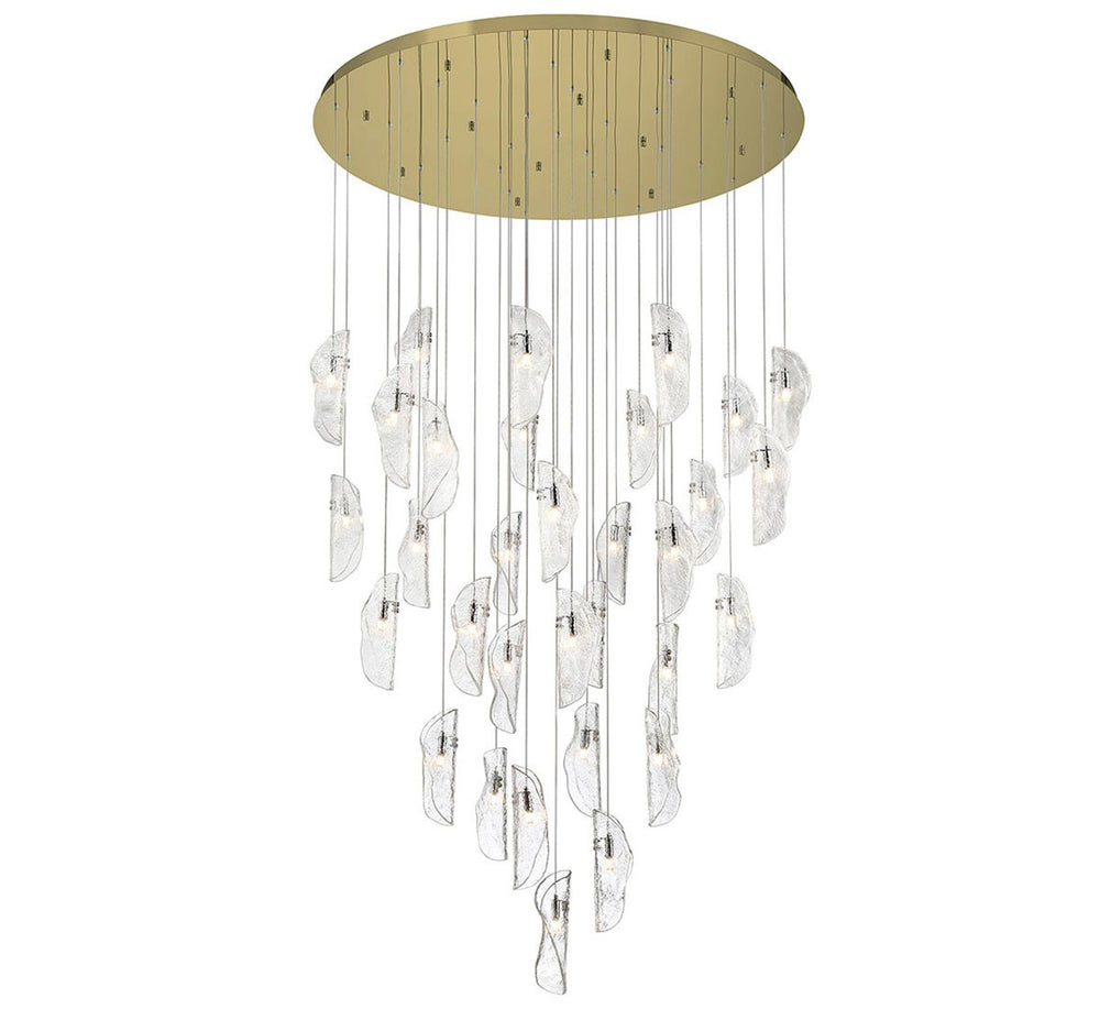Lib & Co. Canada - LED Chandelier - Sorrento - Gold- Union Lighting Luminaires Decor