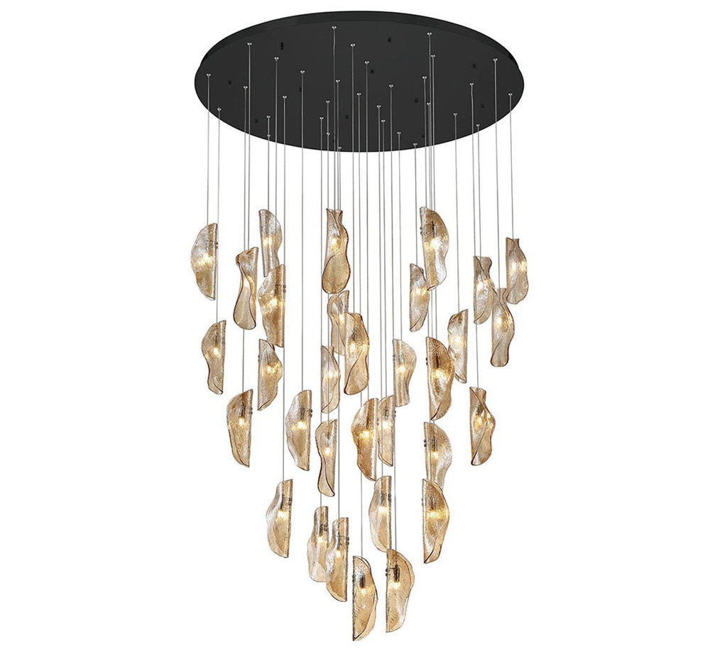 Lib & Co. Canada - LED Chandelier - Sorrento - Black- Union Lighting Luminaires Decor