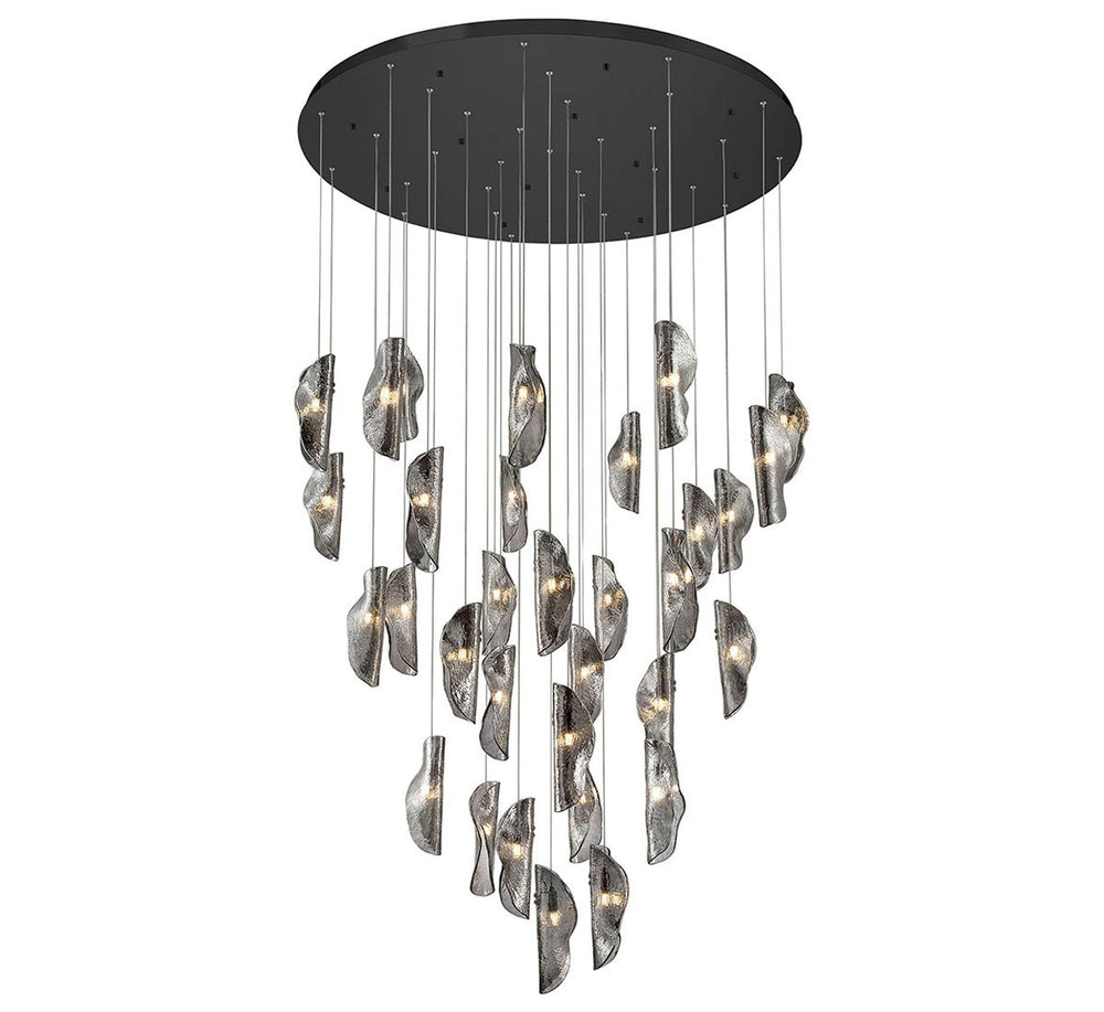 Lib & Co. Canada - LED Chandelier - Sorrento - Black- Union Lighting Luminaires Decor