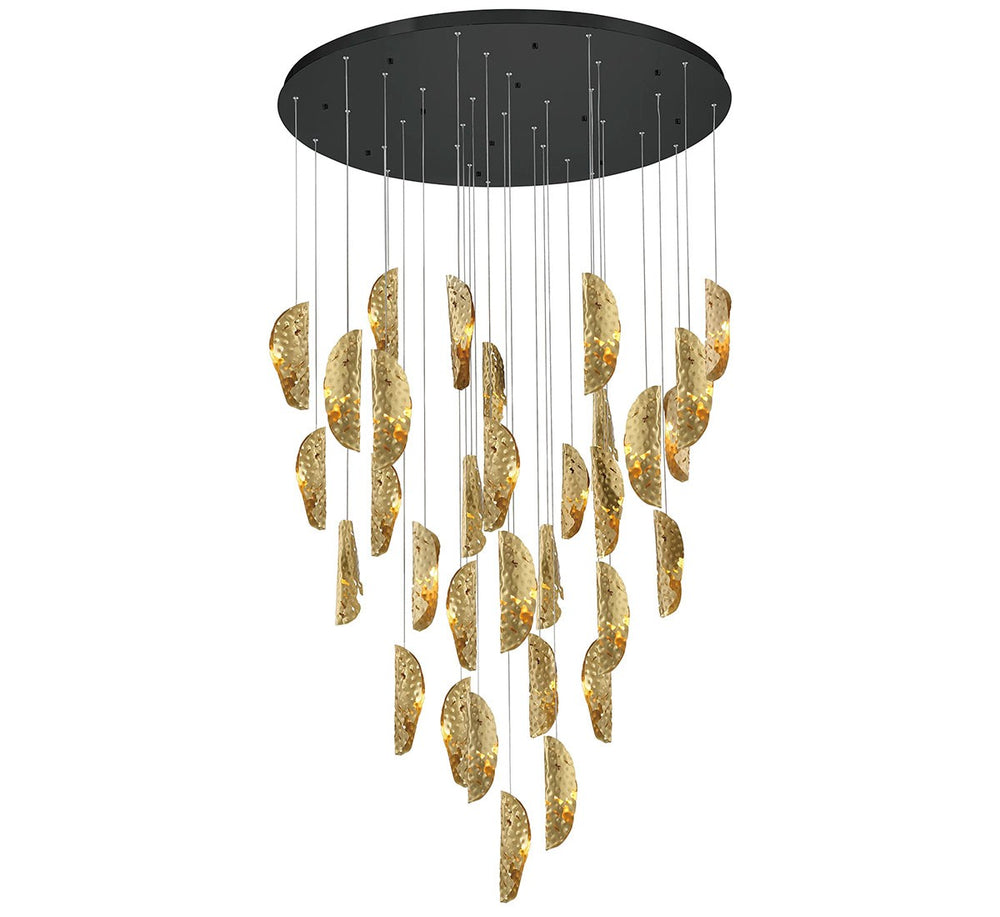 Lib & Co. Canada - LED Chandelier - Sorrento - Black- Union Lighting Luminaires Decor