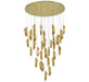 Lib & Co. Canada - LED Chandelier - Sorrento - Gold- Union Lighting Luminaires Decor
