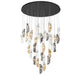 Lib & Co. Canada - LED Chandelier - Sorrento - Black- Union Lighting Luminaires Decor