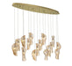 Lib & Co. Canada - LED Chandelier - Sorrento - Gold- Union Lighting Luminaires Decor