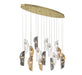 Lib & Co. Canada - LED Chandelier - Sorrento - Gold- Union Lighting Luminaires Decor