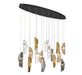 Lib & Co. Canada - LED Chandelier - Sorrento - Black- Union Lighting Luminaires Decor