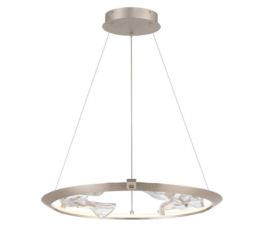 Lib & Co. Canada - LED Chandelier - Nettuno - Metallic Brushed Champagne- Union Lighting Luminaires Decor