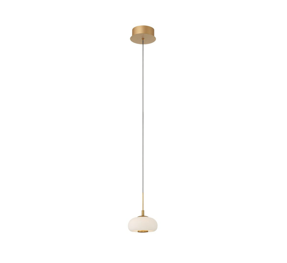 Lib & Co. Canada - LED Pendant - Adelfia - Antique Brass- Union Lighting Luminaires Decor