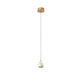 Lib & Co. Canada - LED Pendant - Baveno - Painted Antique Brass- Union Lighting Luminaires Decor