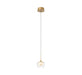 Lib & Co. Canada - LED Pendant - Manarola - Painted Antique Brass- Union Lighting Luminaires Decor