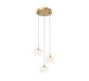 Lib & Co. Canada - LED Pendant - Manarola - Painted Antique Brass- Union Lighting Luminaires Decor