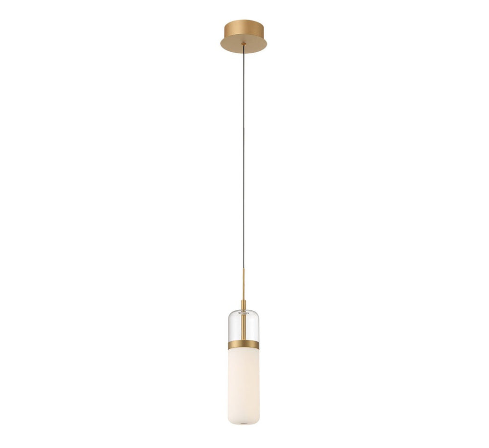 Lib & Co. Canada - LED Pendant - Verona - Painted Antique Brass- Union Lighting Luminaires Decor