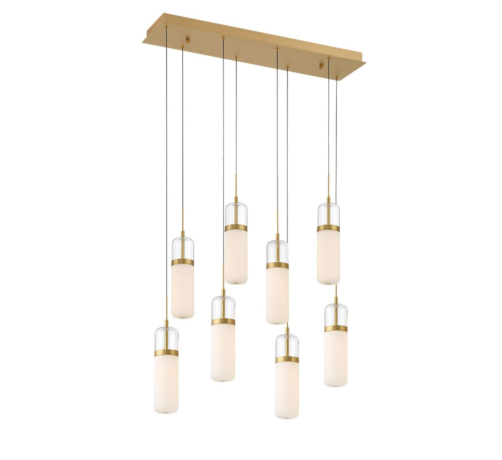 Lib & Co. Canada - LED Chandelier - Verona - Painted Antique Brass- Union Lighting Luminaires Decor