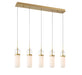 Lib & Co. Canada - LED Chandelier - Verona - Painted Antique Brass- Union Lighting Luminaires Decor