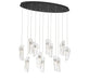 Lib & Co. Canada - LED Chandelier - Sorrento - Black- Union Lighting Luminaires Decor