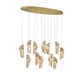 Lib & Co. Canada - LED Chandelier - Sorrento - Gold- Union Lighting Luminaires Decor