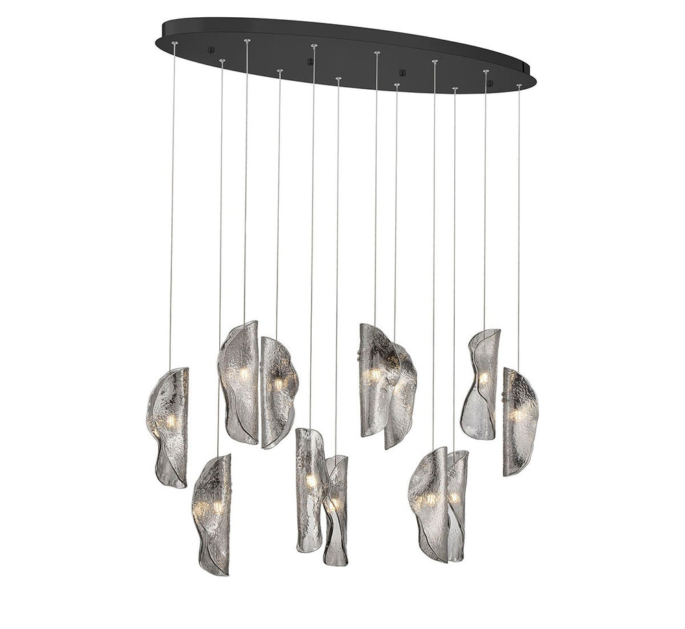 Lib & Co. Canada - LED Chandelier - Sorrento - Black- Union Lighting Luminaires Decor