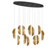 Lib & Co. Canada - LED Chandelier - Sorrento - Black- Union Lighting Luminaires Decor
