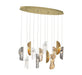 Lib & Co. Canada - LED Chandelier - Sorrento - Gold- Union Lighting Luminaires Decor