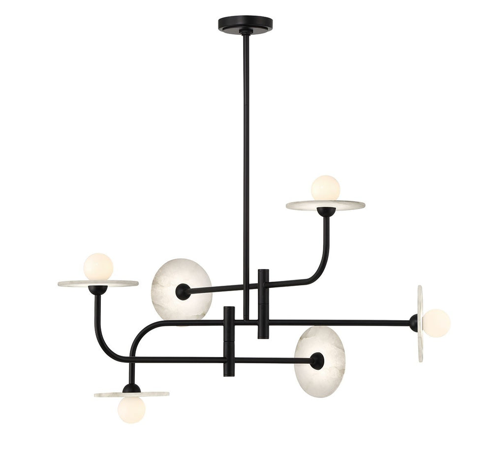 Lib & Co. Canada - LED Chandelier - Teramo - Matte black- Union Lighting Luminaires Decor