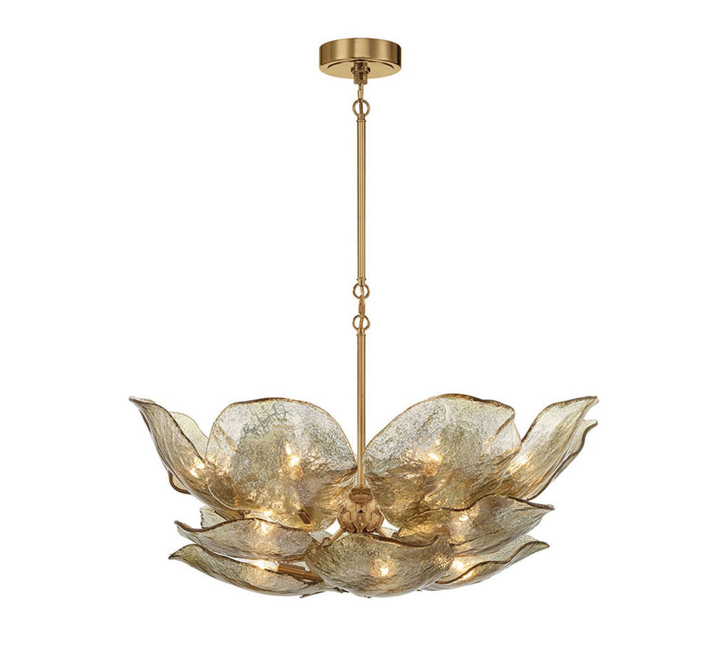 Lib & Co. Canada - 16 Light Chandelier - Corato - Brushed Brass- Union Lighting Luminaires Decor