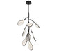 Lib & Co. Canada - LED Chandelier - Volare - Brushed Gunmetal- Union Lighting Luminaires Decor