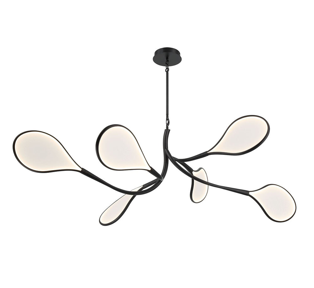Lib & Co. Canada - LED Chandelier - Volare - Brushed Gunmetal- Union Lighting Luminaires Decor