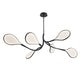 Lib & Co. Canada - LED Chandelier - Volare - Brushed Gunmetal- Union Lighting Luminaires Decor