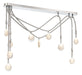 Lib & Co. Canada - LED Chandelier - Bellissima - Silver Sleeve- Union Lighting Luminaires Decor