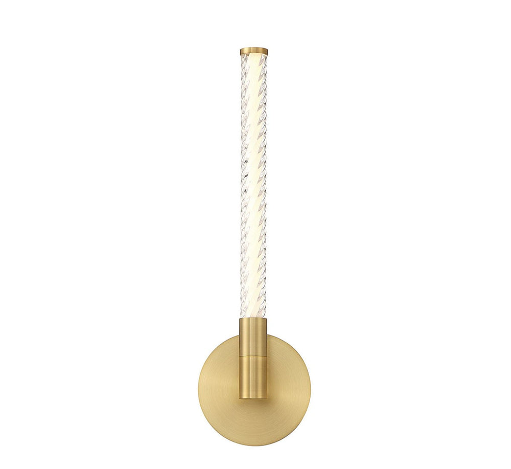 Lib & Co. Canada - LED Wall Mount - Volterra - Plated Brushed Gold- Union Lighting Luminaires Decor