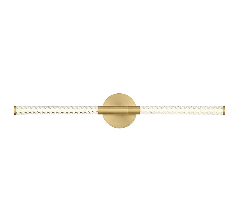 Lib & Co. Canada - LED Wall Mount - Volterra - Brushed Gold- Union Lighting Luminaires Decor