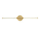 Lib & Co. Canada - LED Wall Mount - Volterra - Brushed Gold- Union Lighting Luminaires Decor