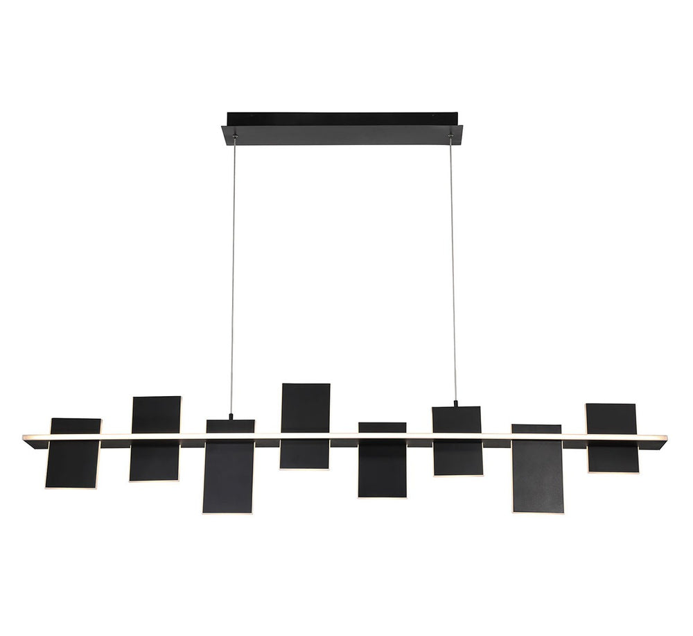 Lib & Co. Canada - LED Chandelier - Affilato - Satin Black- Union Lighting Luminaires Decor
