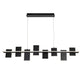 Lib & Co. Canada - LED Chandelier - Affilato - Satin Black- Union Lighting Luminaires Decor