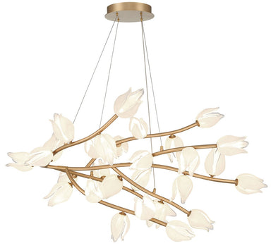 Lib & Co. Canada - LED Chandelier - Belluno - Champagne Gold- Union Lighting Luminaires Decor