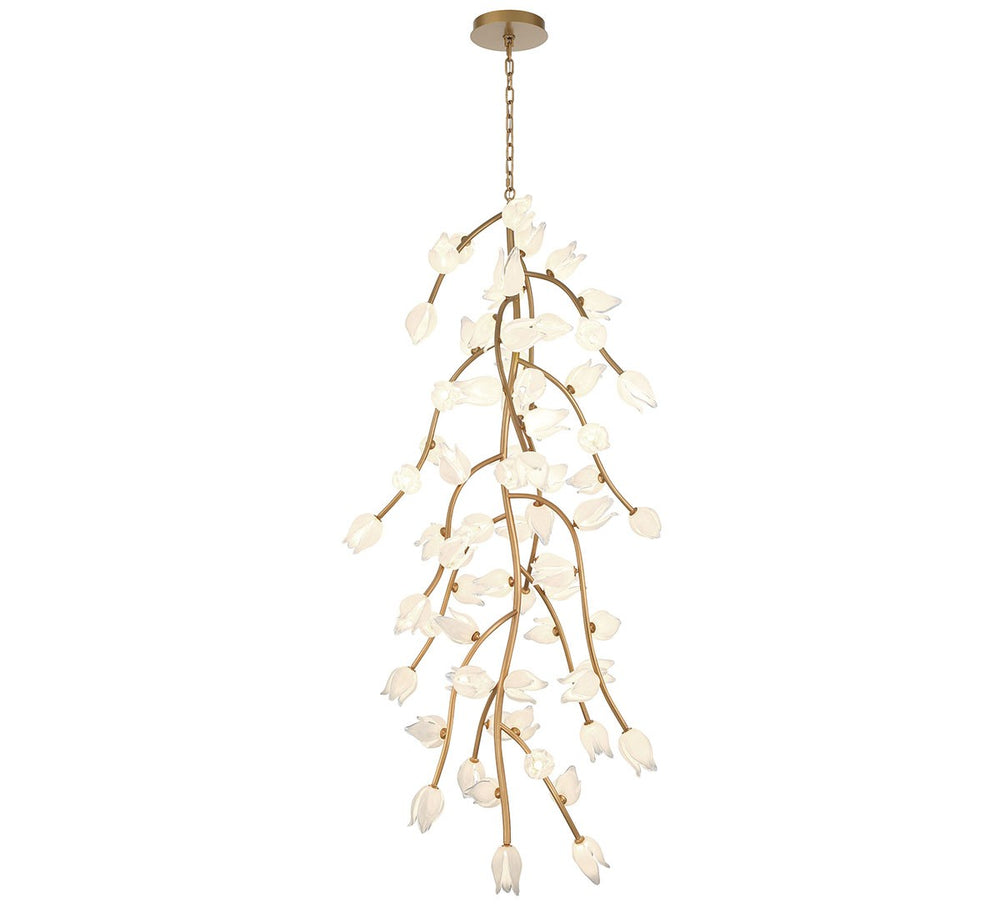 Lib & Co. Canada - LED Chandelier - Belluno - Champagne Gold- Union Lighting Luminaires Decor