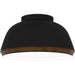 Quoizel - Three Light Flush Mount - Tamara - Matte Black- Union Lighting Luminaires Decor