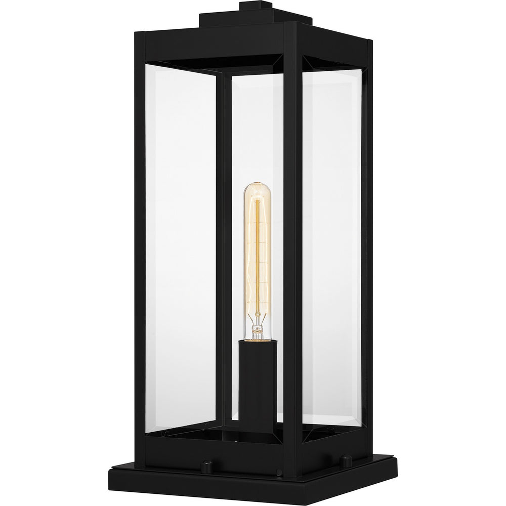 Quoizel - One Light Outdoor Pier Base - Westover - Earth Black- Union Lighting Luminaires Decor
