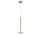 Lib & Co. Canada - LED Pendant - Piatto - Plated Brushed Gold- Union Lighting Luminaires Decor