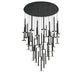 Lib & Co. Canada - LED Chandelier - Piatto - Matte Black- Union Lighting Luminaires Decor