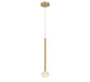 Lib & Co. Canada - LED Pendant - Soffio - Brushed Gold- Union Lighting Luminaires Decor