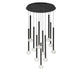 Lib & Co. Canada - LED Chandelier - Soffio - Matte Black- Union Lighting Luminaires Decor