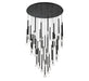 Lib & Co. Canada - LED Chandelier - Soffio - Matte Black- Union Lighting Luminaires Decor