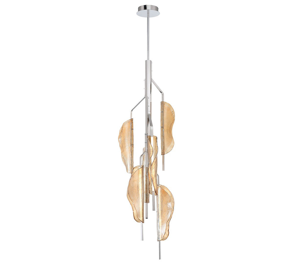 Lib & Co. Canada - LED Chandelier - Savona - Chrome- Union Lighting Luminaires Decor
