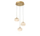 Lib & Co. Canada - LED Pendant - Calcolo - Painted Antique Brass- Union Lighting Luminaires Decor