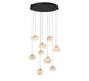 Lib & Co. Canada - LED Chandelier - Calcolo - Matte black- Union Lighting Luminaires Decor