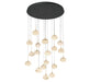 Lib & Co. Canada - LED Chandelier - Calcolo - Matte black- Union Lighting Luminaires Decor