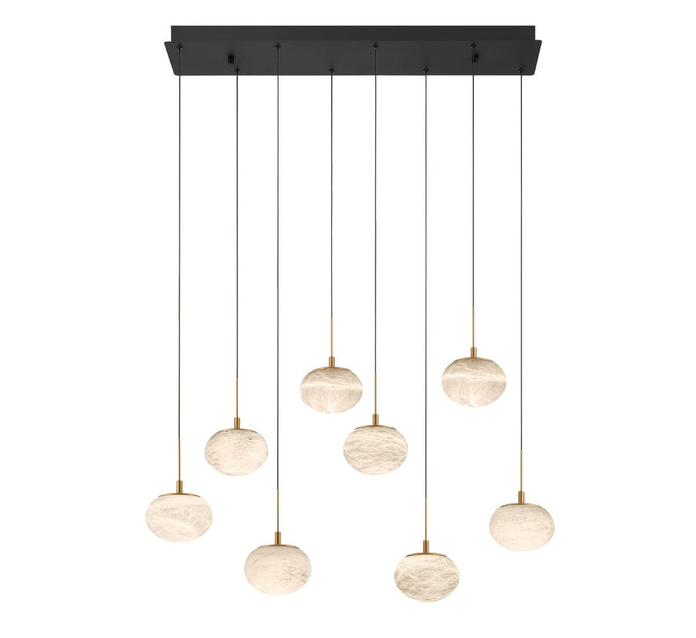 Lib & Co. Canada - LED Chandelier - Calcolo - Matte black- Union Lighting Luminaires Decor