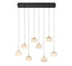 Lib & Co. Canada - LED Chandelier - Calcolo - Matte black- Union Lighting Luminaires Decor
