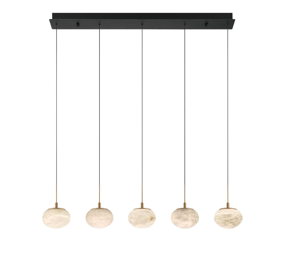 Lib & Co. Canada - LED Chandelier - Calcolo - Matte black- Union Lighting Luminaires Decor